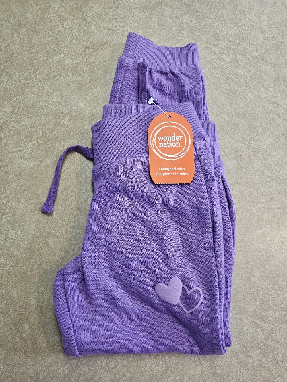 Girls Purple Joggers Size Small